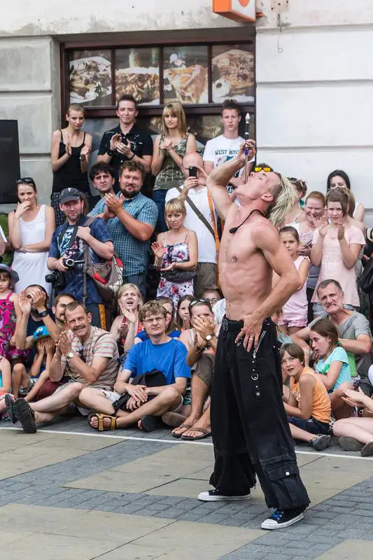 San Diego Sword Swallower Narrowly Escapes Death