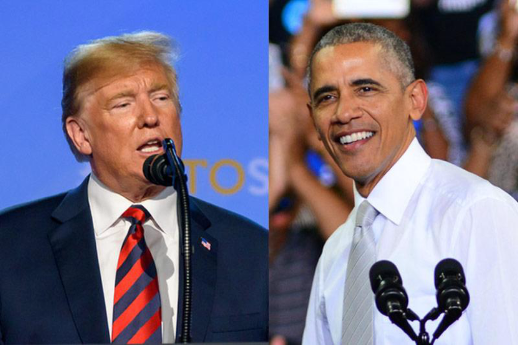 Obama and Trump