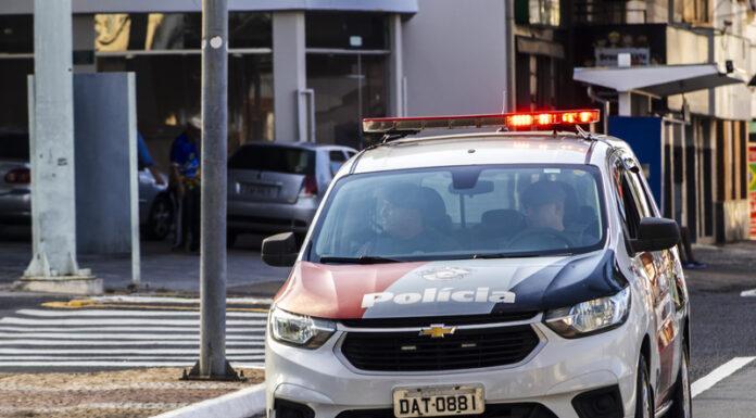Police Vehicle on Patrol