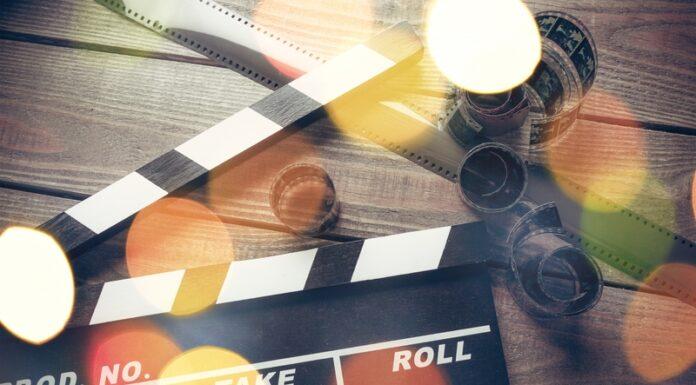 Film Production Clapperboard Setup
