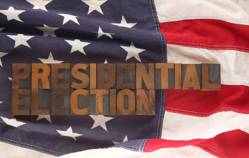 Presidential Election American Flag