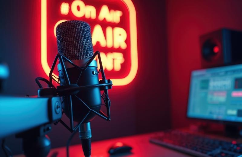 Radio Studio Broadcasting Setup
