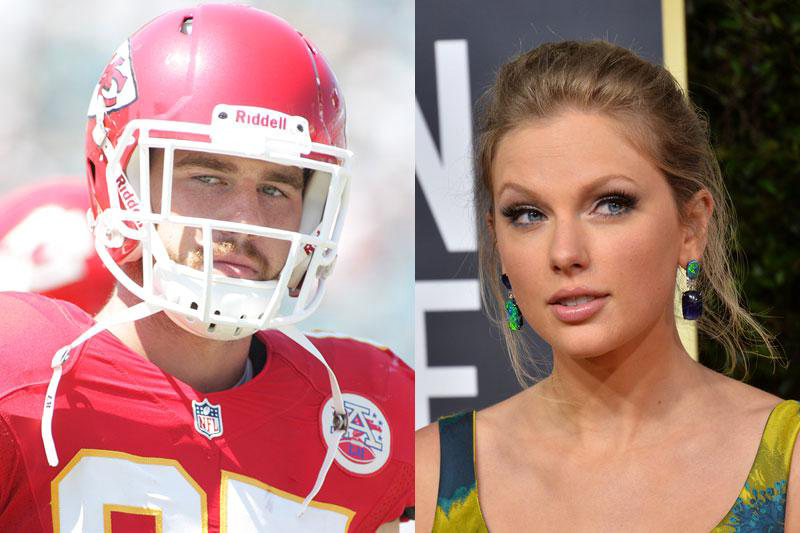 Taylor Swift and Football Player