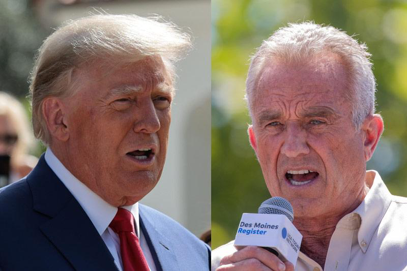 Donald Trump and Robert Kennedy Jr.