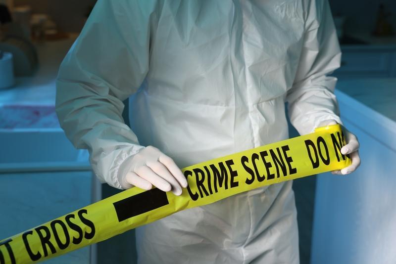 3 Killed, 7 Injured in Mass Shooting in Restaurant, Shooter (Missing Woman is Found: Dead in Suitcase (crime scene tapedreamstime_s_425845022))