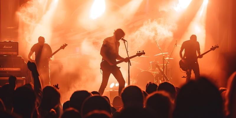 Rock Band Concert Performance